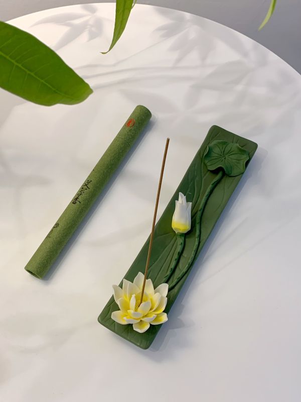 Elevate Corporate Wellness with the Luxury Lotus Incense Burner Gift Set