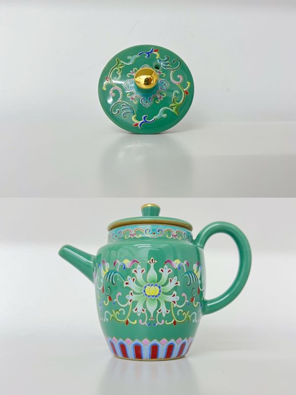 Luxury Cloisonn&eacute; Enamel Tea Set | Premium Corporate Hamper Singapore