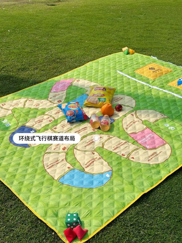 "FunWild" Picnic Mat & Board Game Set | Premium Corporate Hamper Singapore | ESG Eco Corporate Gift for CNY, Deepavali & Christmas