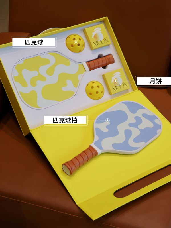 Pickleball Set + Mooncake Gift Box &ndash; The Ultimate Luxury Executive Gift Set for Active Corporate Clients & Annual Dinner Souvenir Singapore