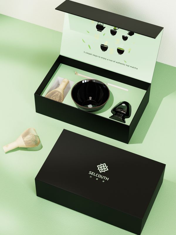 Traditional Porcelain & Wood Tea Gift Box &ndash; Corporate Door Gift Singapore | ESG Eco Corporate Gift for Staff, Clients & Festive Seasons