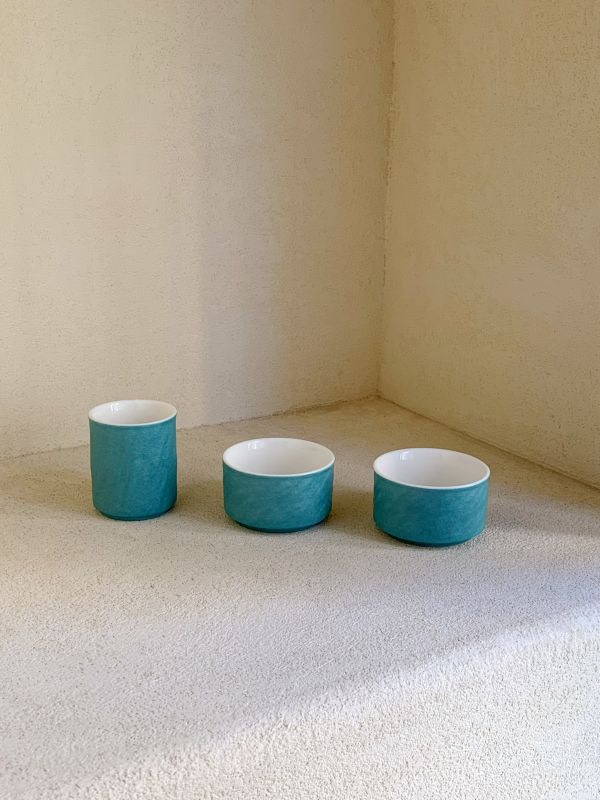 Luxury Lake Blue Travel Tea Set &ndash; Executive Gift Set for Client Appreciation & Annual Dinner Souvenir Singapore