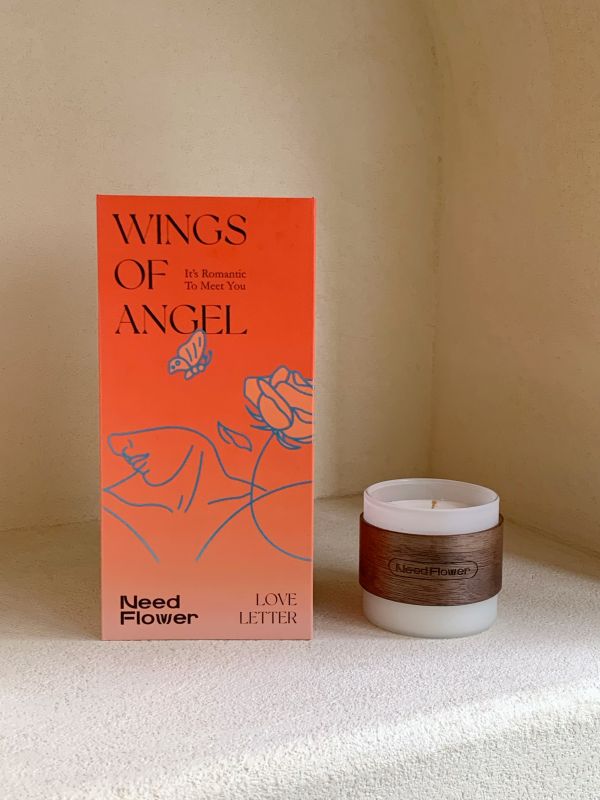 Premium Art Sculpture Scented Candle Gift Set &ndash; Rose Story Candle with Wooden Ring & Matches for Client Appreciation & Staff Rewards in Singapore, Malaysia, Thailand & Beyond 