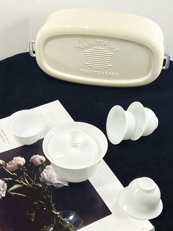Custom Bone China Travel Tea Set Supplier &ndash; MOQ 50pcs, Laser Engraving, Sample & Fast Delivery