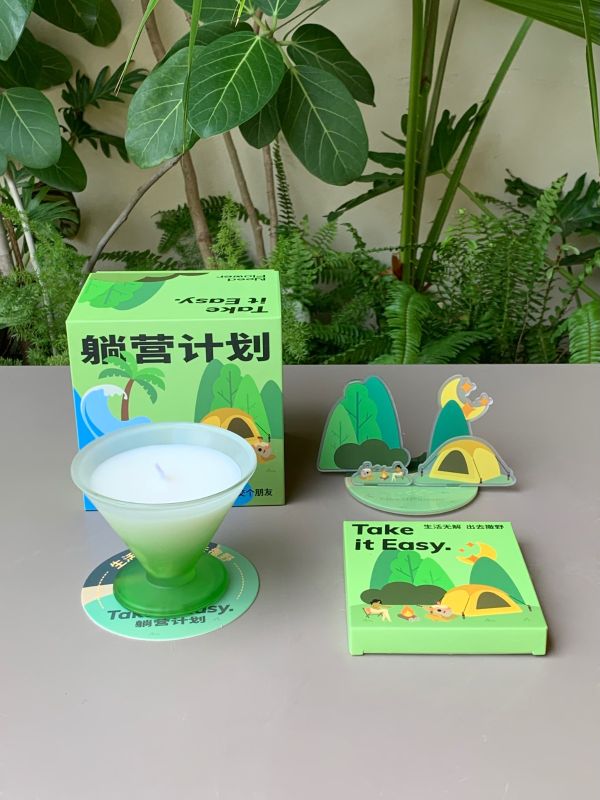 Custom Camping Candle Set Supplier &ndash; MOQ 50pcs, Acrylic Stand Engraving & Sample
