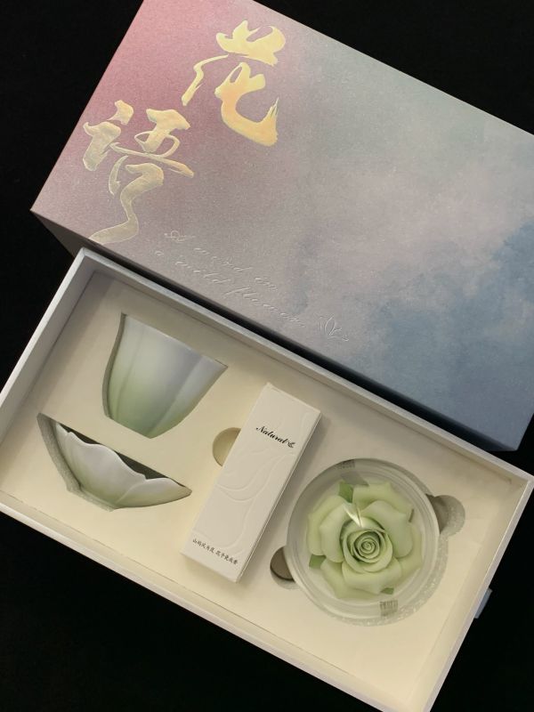  Eco-Porcelain Tea & Aroma Set &ndash; ESG-Friendly Romantic Hamper for All Celebrations