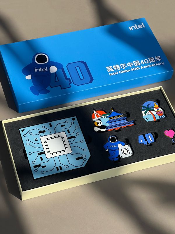 Intel Enamel Pin Gift Set