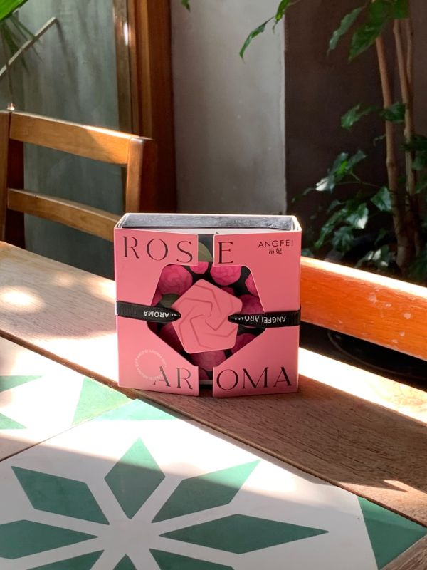  Plaster Rose Scented Hanger &ndash; Elegant Aroma & Decorative Corporate Gift