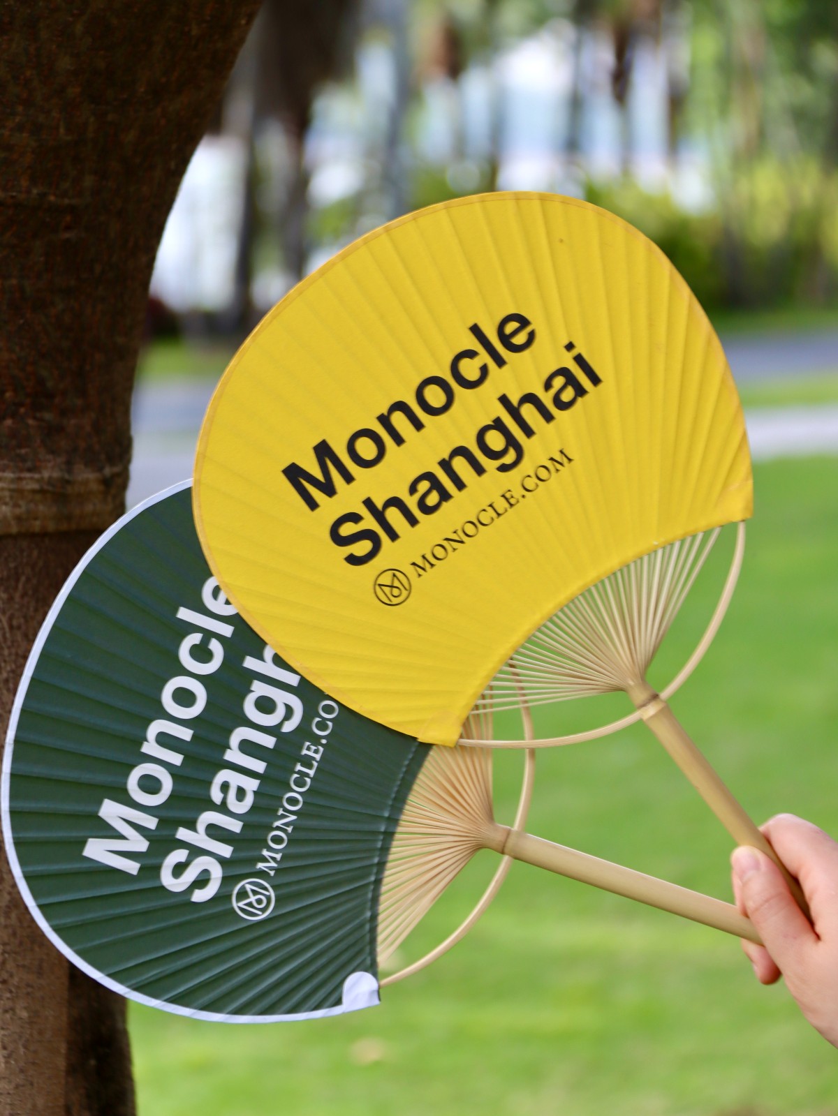 Ink Green Fan Corporate Gift