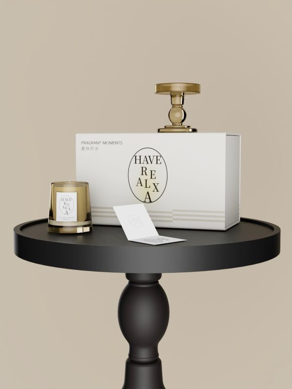 Scented Candle Glass Holder Set