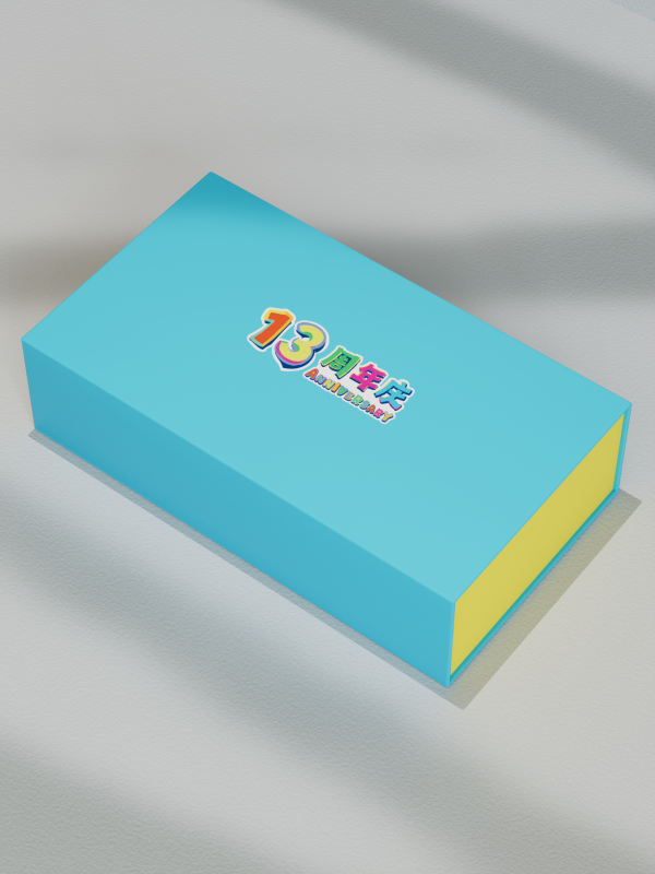 Festive Color-Block Mug Gift Box