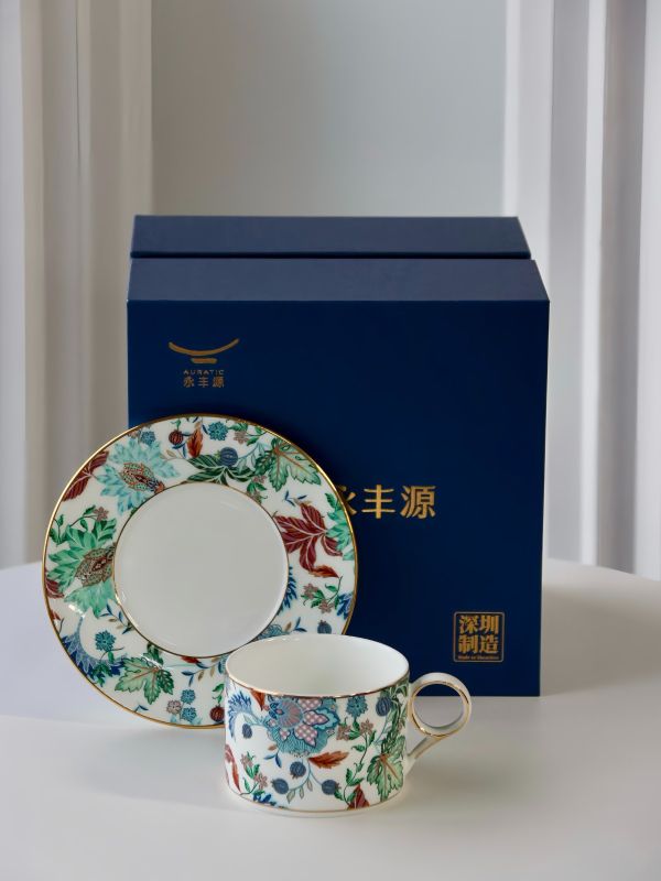 Custom Logo Ceramic Coffee Gift Set &ndash; Personalised Corporate Gifts