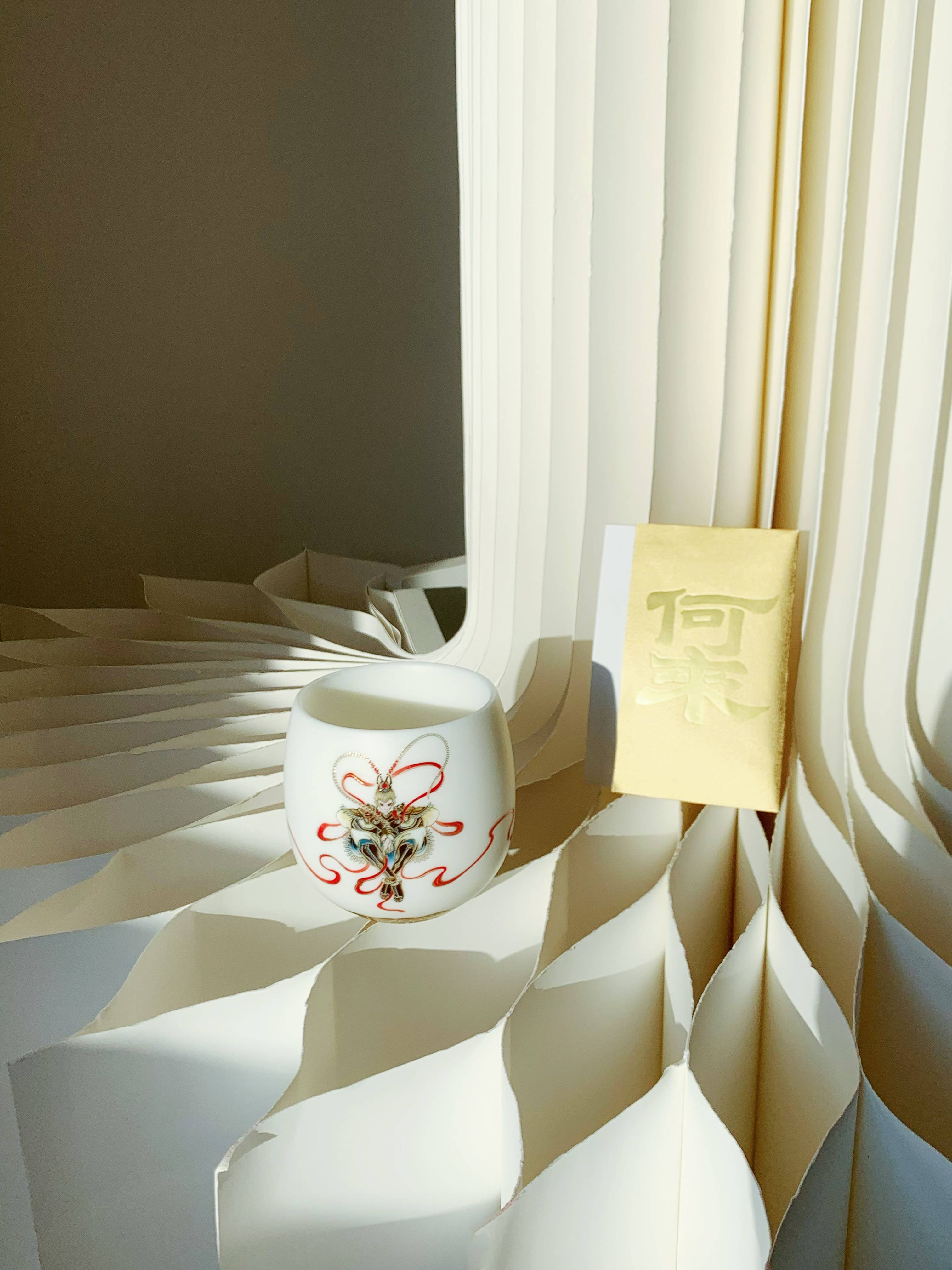  Corporate Gift Success: Custom Wukong White Porcelain Tea Cup with Logo for Singapore Annual Dinner &ndash; Bulk Order 300pcs