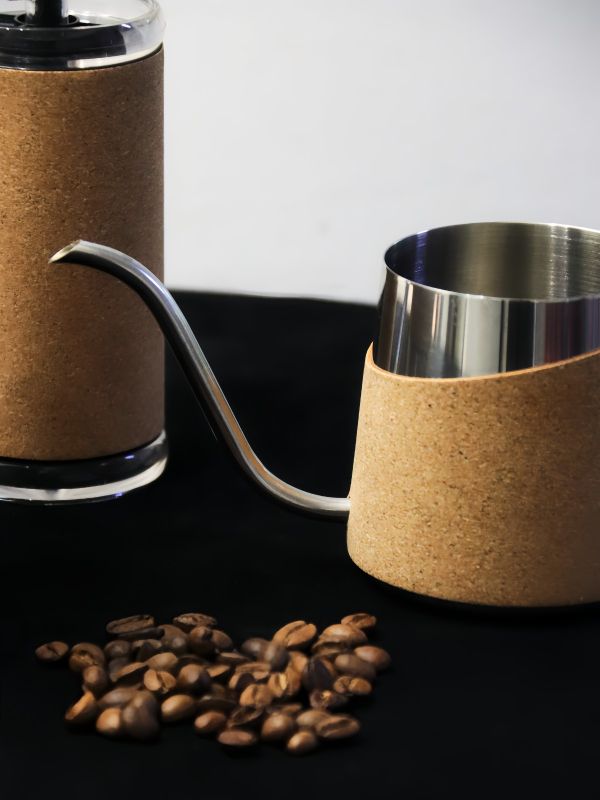 Custom Sustainable Cork Coffee Gift Set with Logo for Singapore Mid-Autumn &ndash; Bulk Order 400pcs