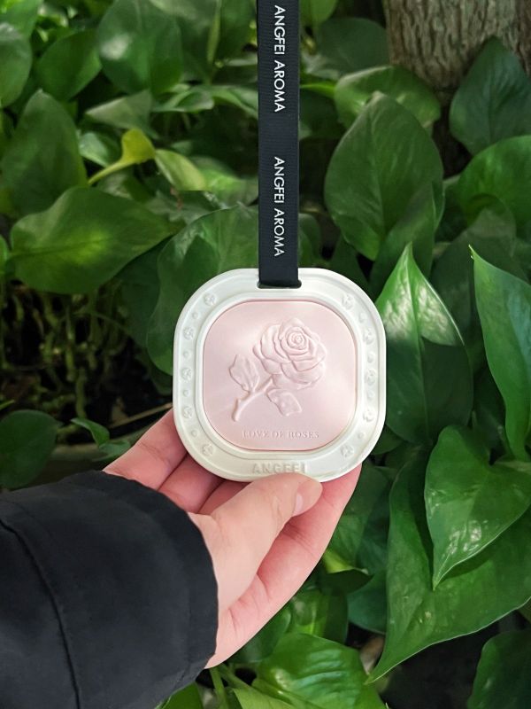 Custom Rose Scented Ornament with Logo