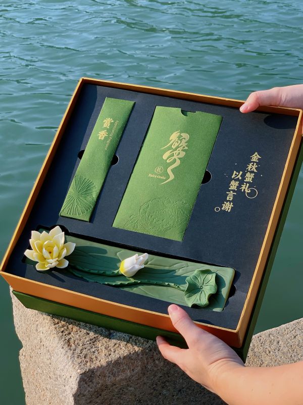 Lotus Incense & Crab Voucher Gift Set Bulk Order