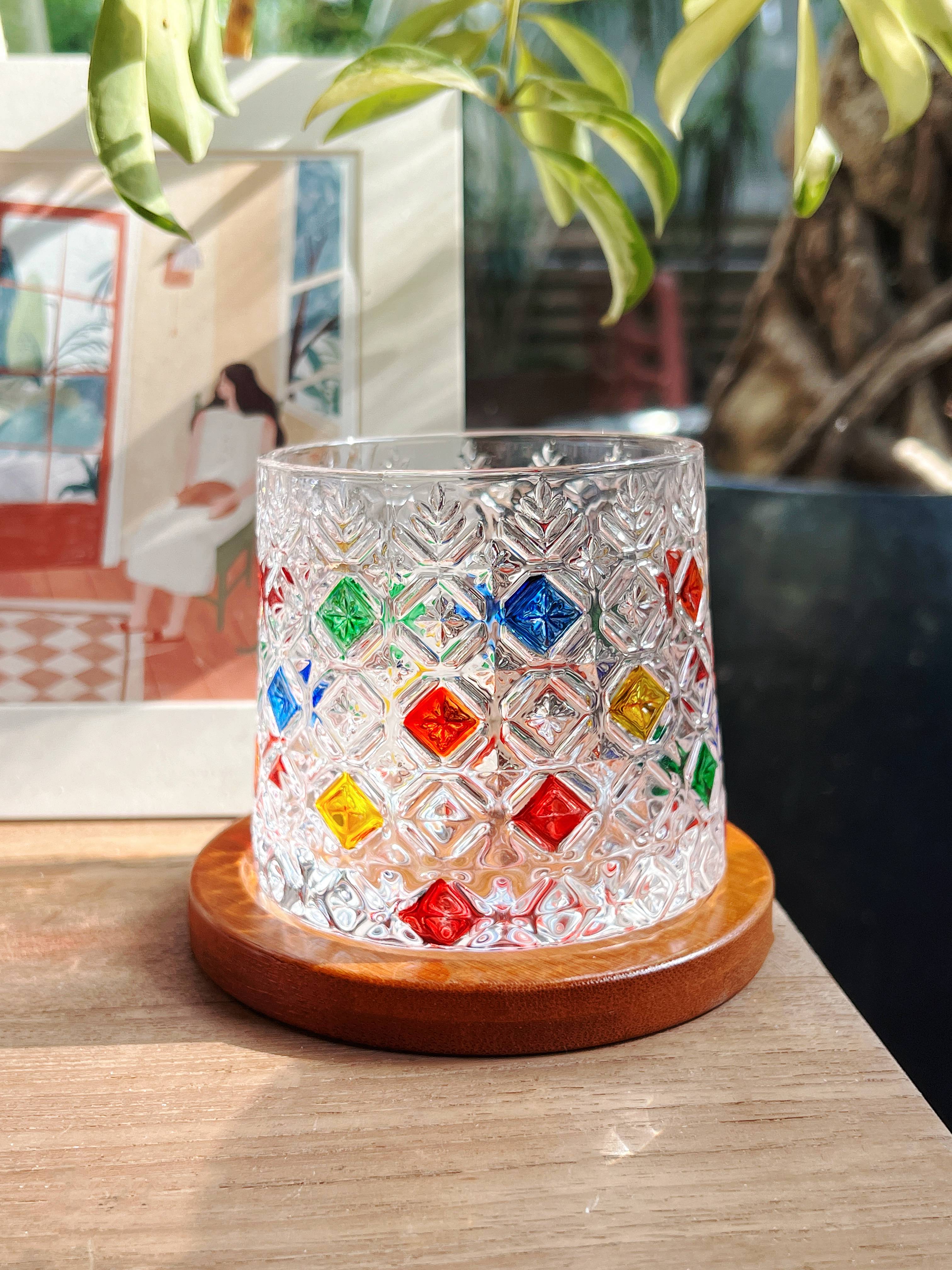 Custom Vintage Relief Whiskey Glass Gift Set with Logo for Singapore Annual Dinner &ndash; Bulk Order 350pcs