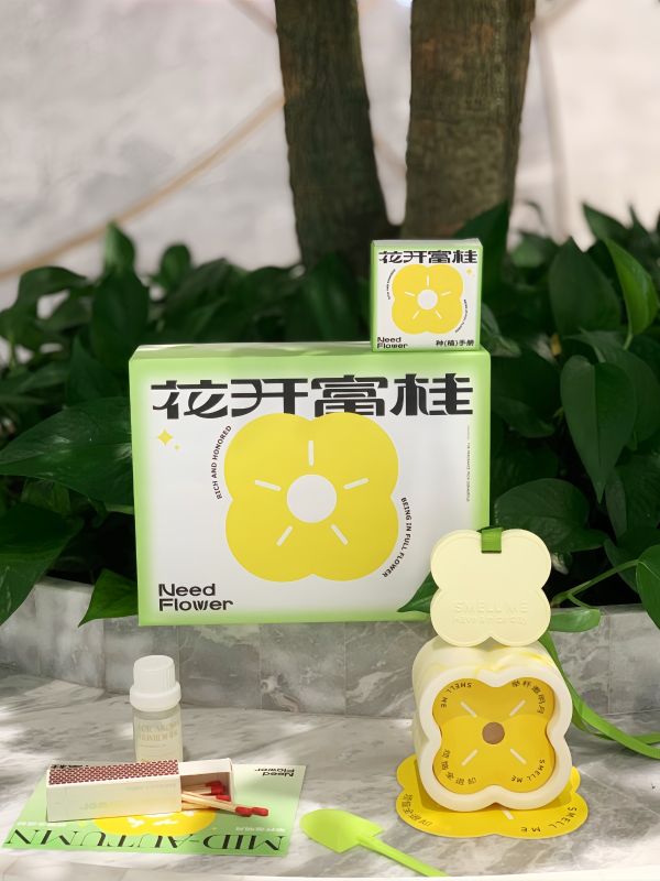   Custom Osmanthus Candle & Flower Hanger for Mid-Autumn Gala &ndash; Corporate Gift Supplier Singapore