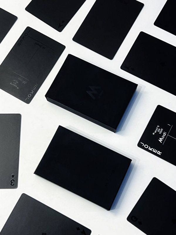  Obsidian Black Playing Cards Impress 200 VIPs &ndash; Reorder for Festive Gifts in Singapore