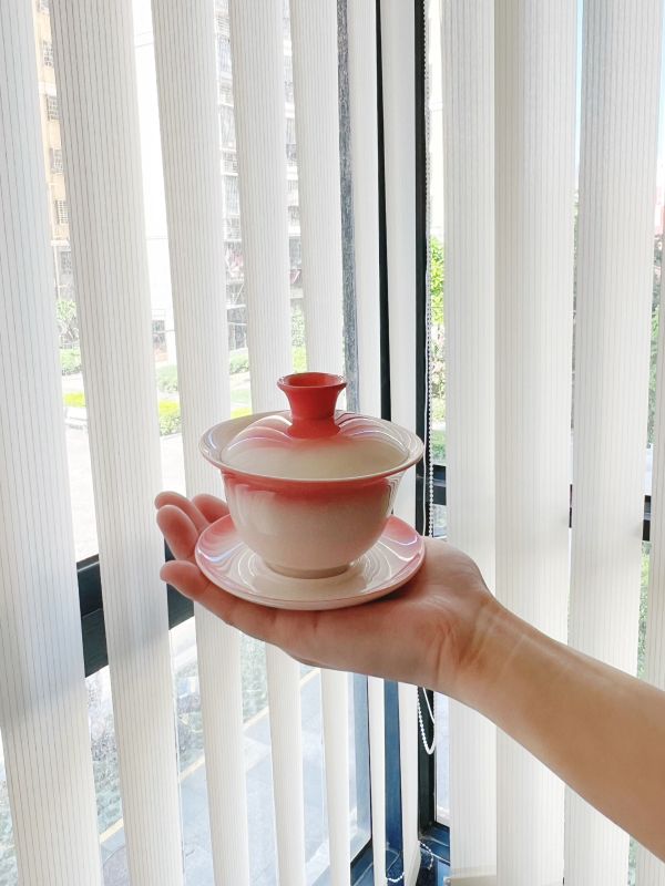 Chinese Style Covered Bowl Candle