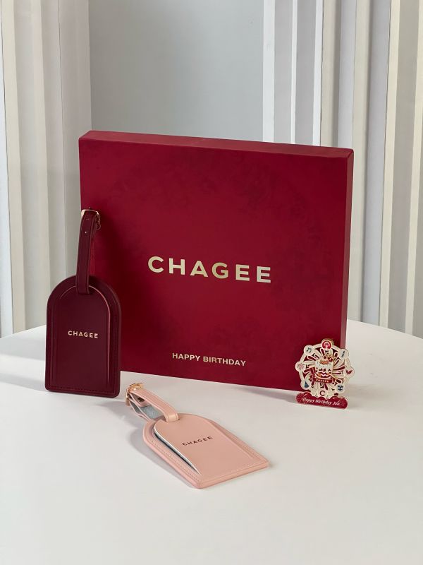Birthday Gift Box &ndash; Leather Tags, Magnetic Cake Brooch, Thoughtful Details