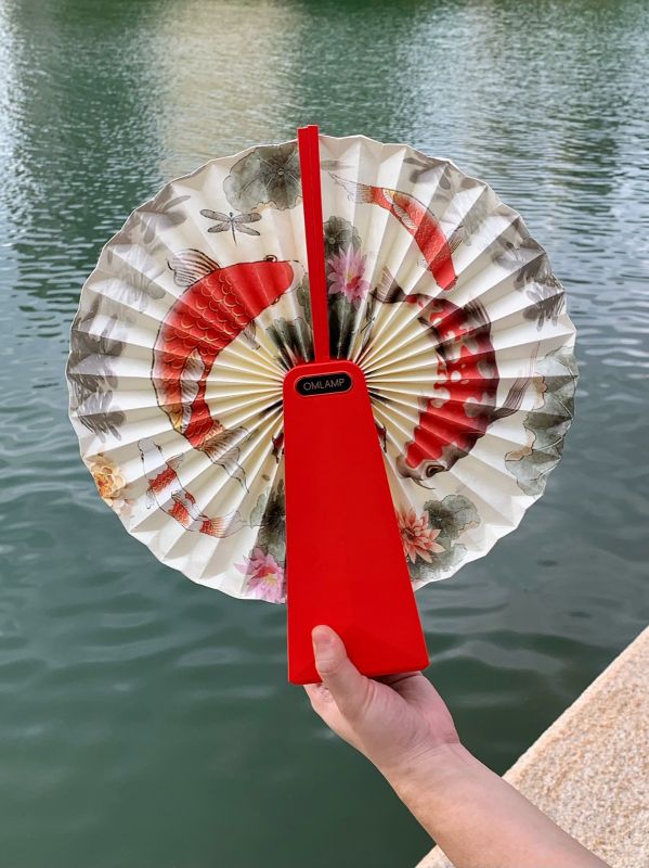Foldable Portable Fan Lamp