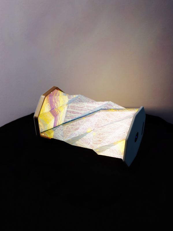 Starry Night Accordion Lamp &ndash; Corporate Art Gift
