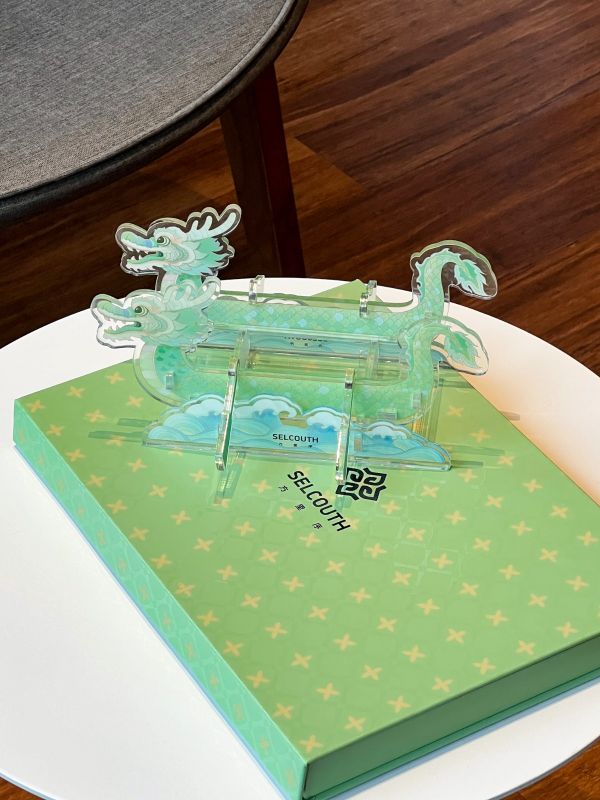 Success Case: Acrylic Dragon Boat Kit | Design Firm Festive Client Gifting in Singapore
