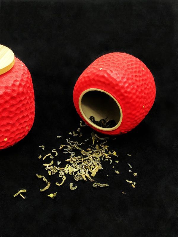 Lychee Texture Tea Canister