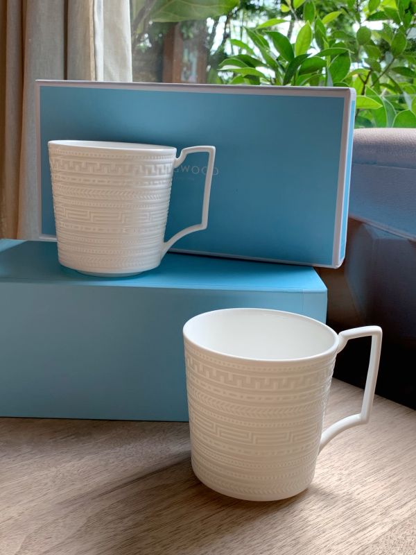 Bone China Embossed Mug Gift Box
