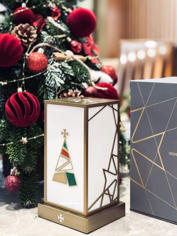 Success Case: Brass Christmas Tree Lamp | Luxury Corporate Gift for Hotel in Singapore