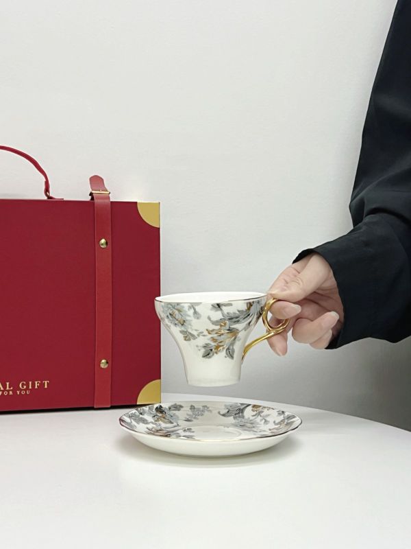 Custom Ink Wash Coffee Cup Set for Corporate Events