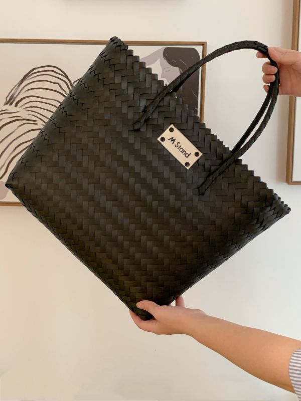 Custom Logo M Stand Woven Bag