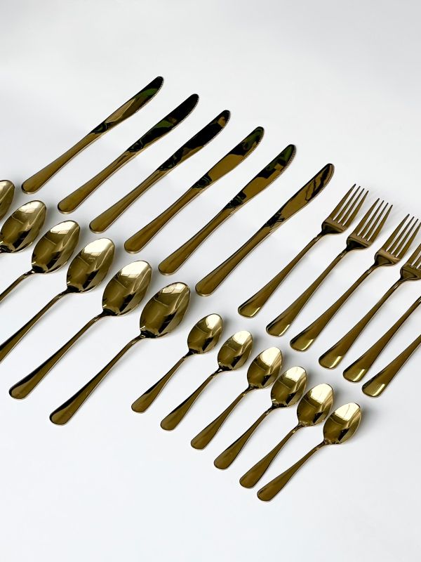 Employee Appreciation Golden Cutlery Set