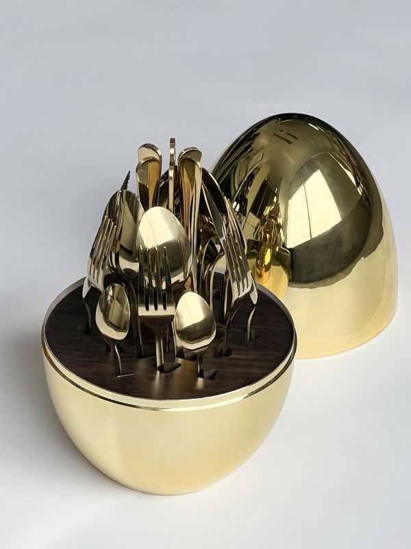 Golden Egg Cutlery Gift Set