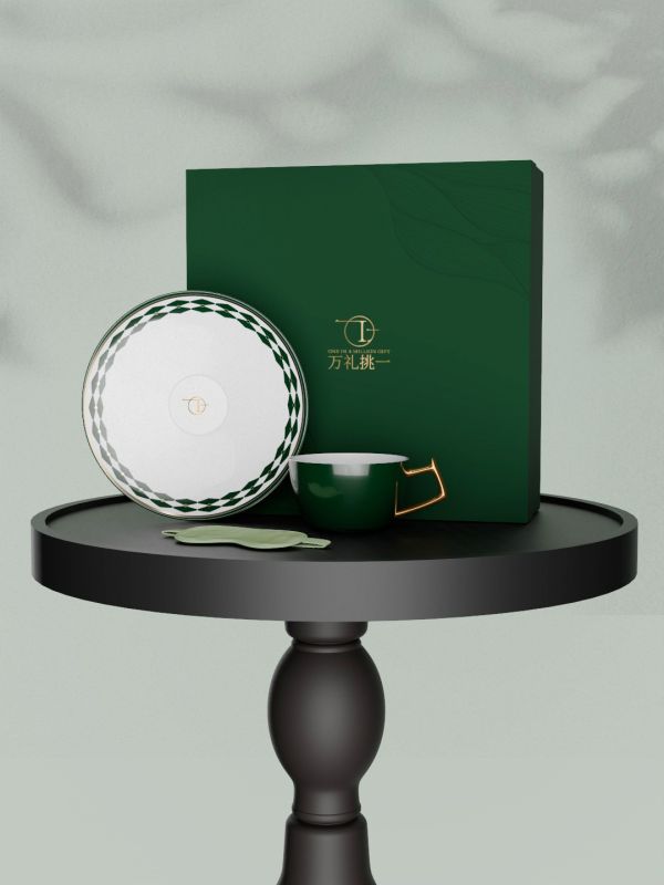 Corporate Gift Success Story in Singapore & Malaysia: Custom Xuyang Green Cup & Saucer Gift Boxes for Client Appreciation