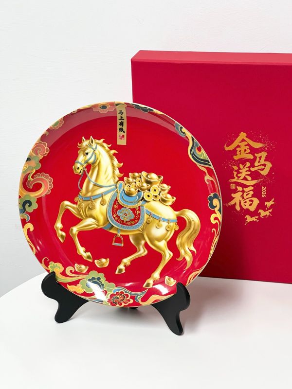 Corporate Gift Success Story in Singapore & Malaysia: Custom Artistic Porcelain Plates for CNY Client Appreciation