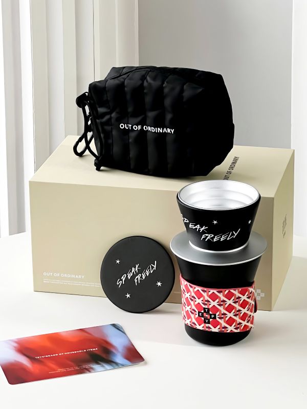 Custom Logo Portable Coffee Gift Set with Engraving