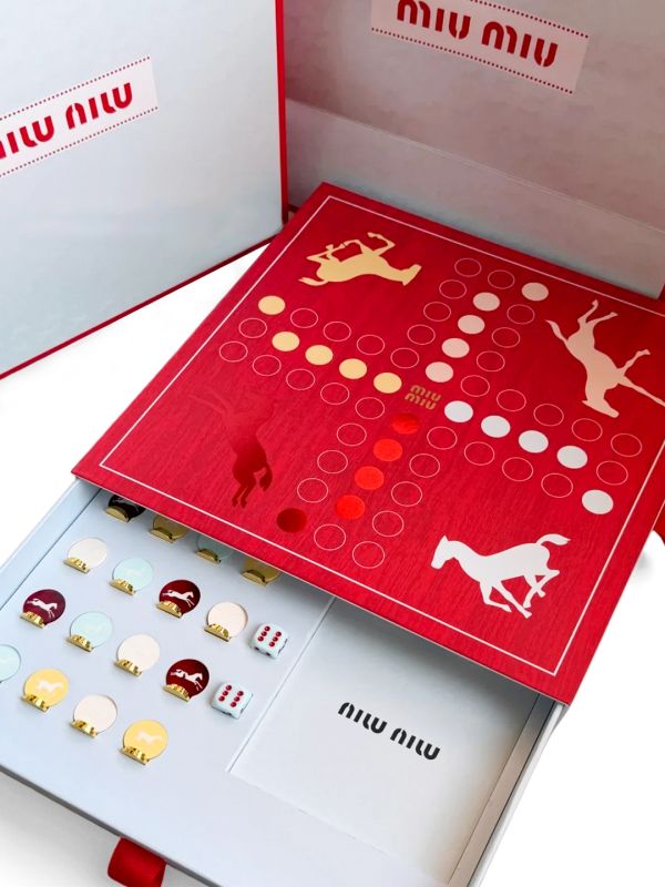 Miu Miu Horse Year Board Game Gift Box