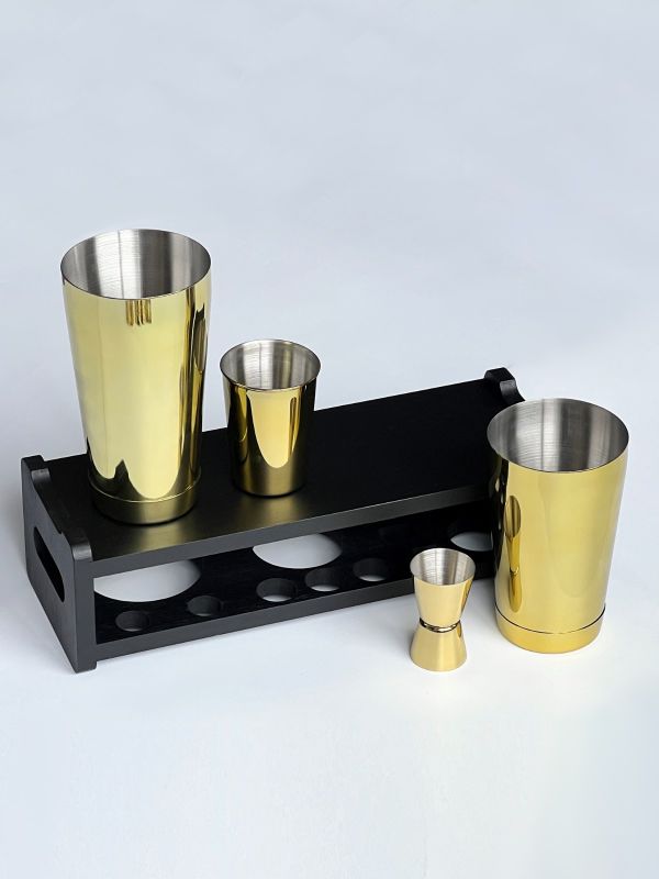 Corporate Gift Success Story in Singapore & Malaysia: Custom Golden Cocktail Shaker Sets for VIP Client Appreciation
