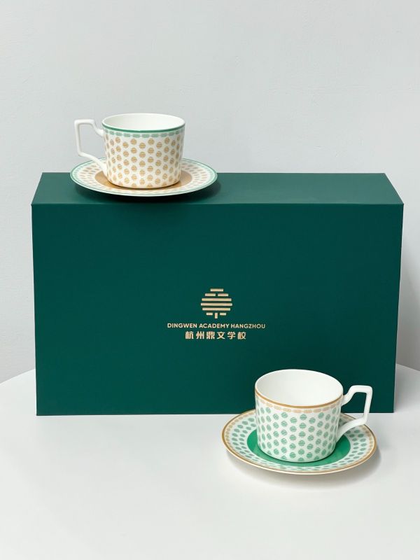 Corporate Gift Success Story in Singapore & Malaysia: Custom Bone China Coffee Cup & Saucer Gift Boxes for Client Appreciation