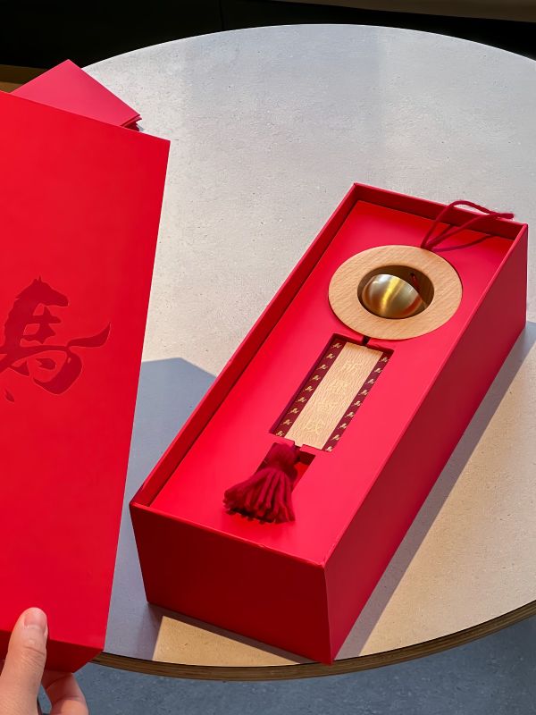  How a Thailand Luxury Hotel Welcomed Guests with Custom Horse Year Door Bell Gift Boxes