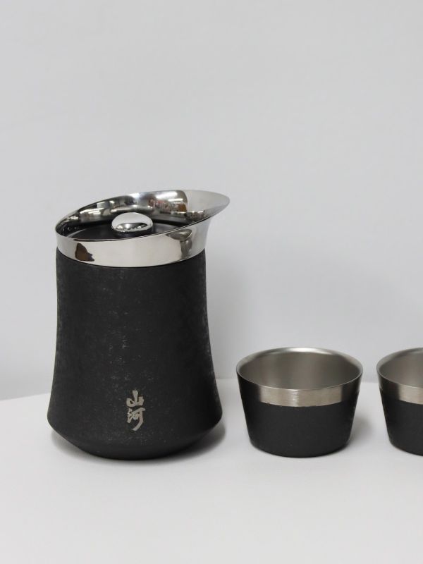 Titanium Travel Tea Set Gift
