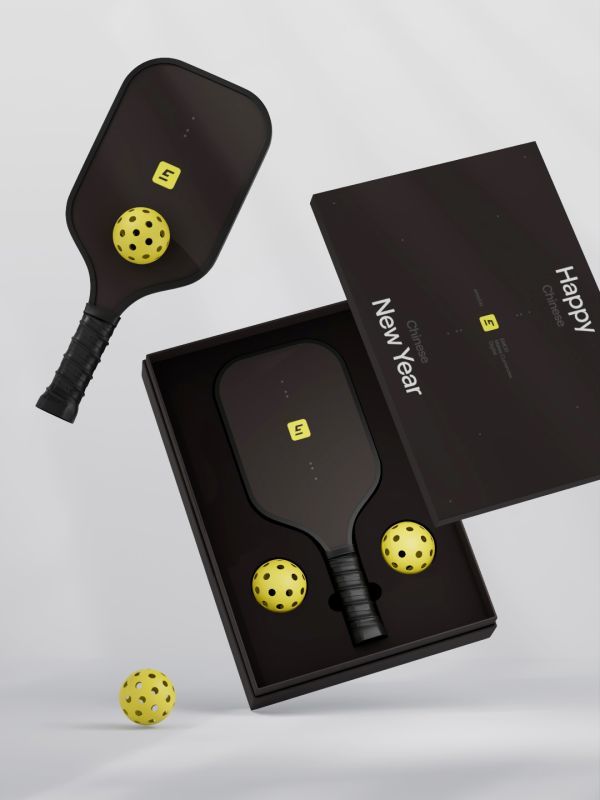 Custom Pickleball Gift Box Black Design