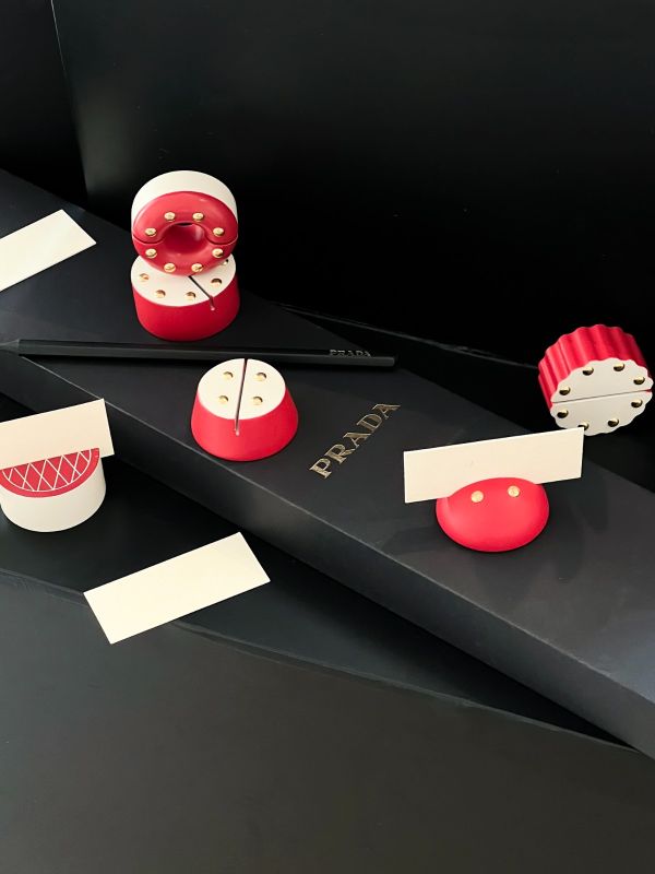 Red White Logo Stationery Set
