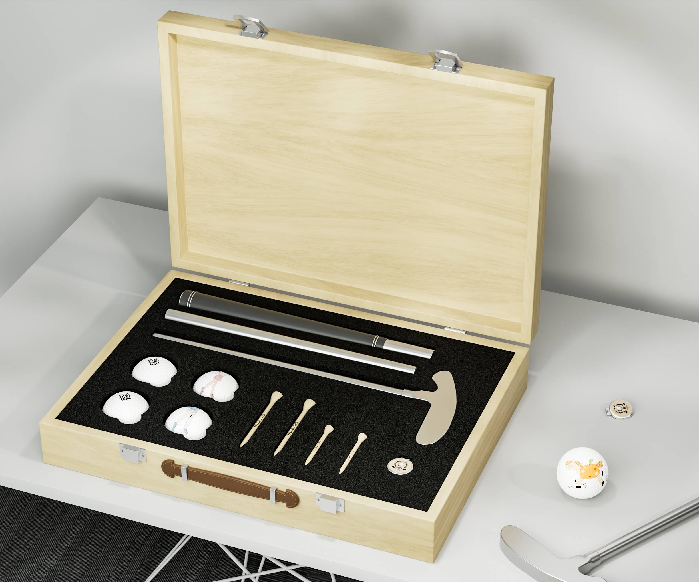 Luxury Executive Golf Suitcase Gift