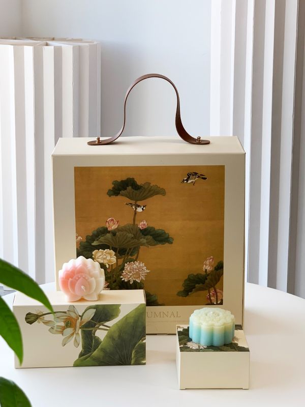 Custom Mooncake Candle &ndash; Branded Oriental Gift