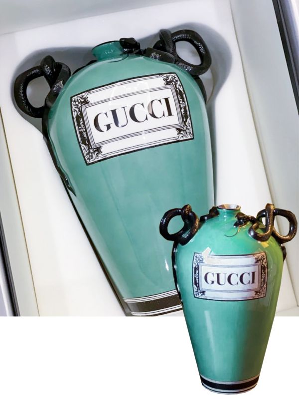 GUCCI灵蛇缠绕花瓶高端礼赠