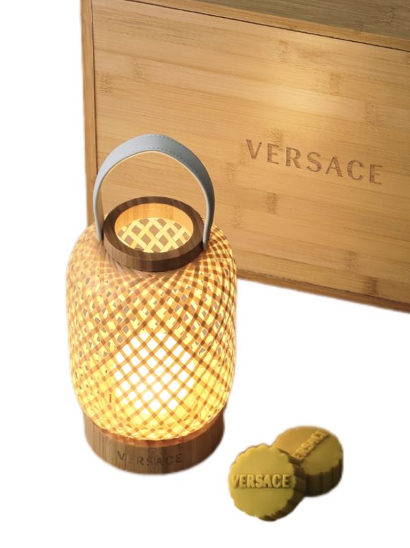 Versace Bamboo Weave Lantern Luxury Gift