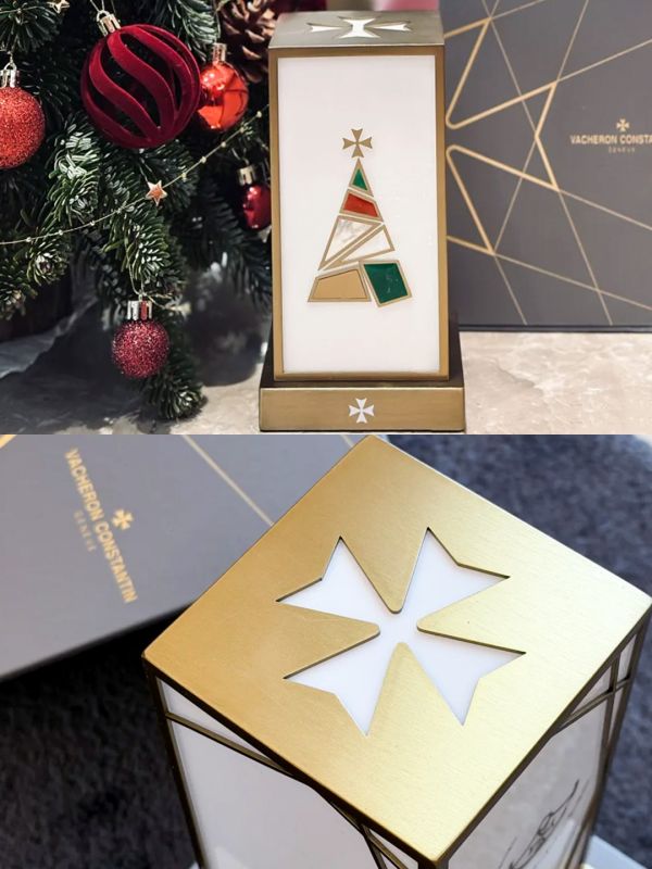 Festive Brass Lamp Set for Christmas & Celebrations